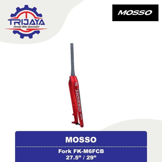 Mosso M6Fcb Fork Rigid Disc Brake Fork Sepeda Carbon 27.5 / 29 Inch