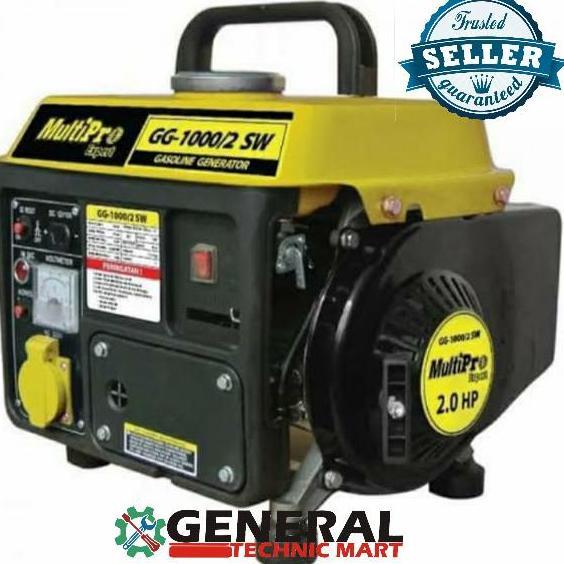 Promo Mesin Genset Listrik 1000 Watt GG-1000/2SW Multipro GG1000/2SW COD