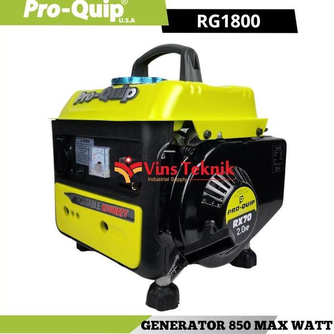 Promo Mesin Genset Listrik 850watt 2tak RG 1800 Generator PROQUIP RG1800X COD