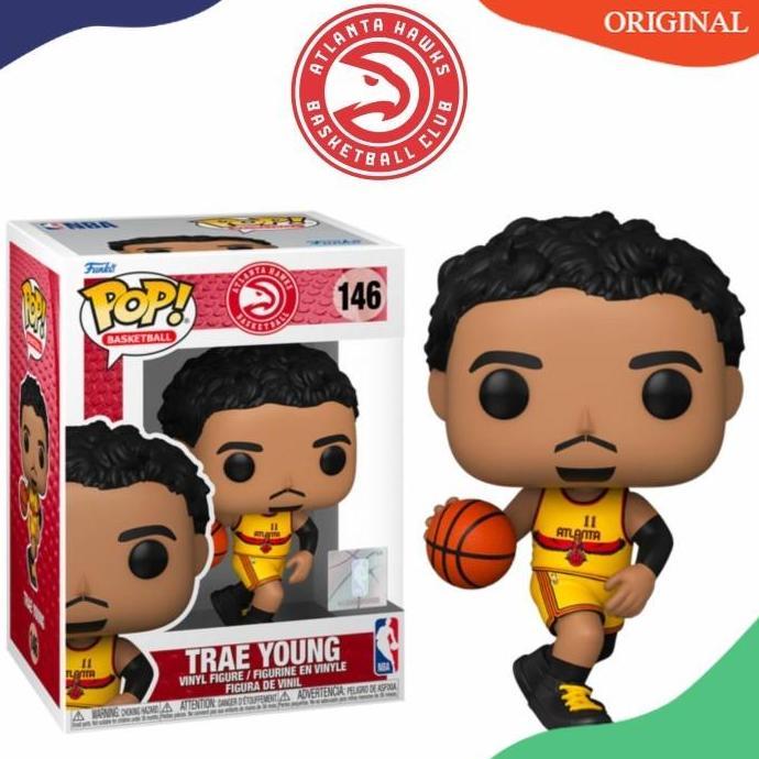 Jual Funko Basketball NBA Atlanta Hawks - Trae Young City Edition 2021 Dolls Toys