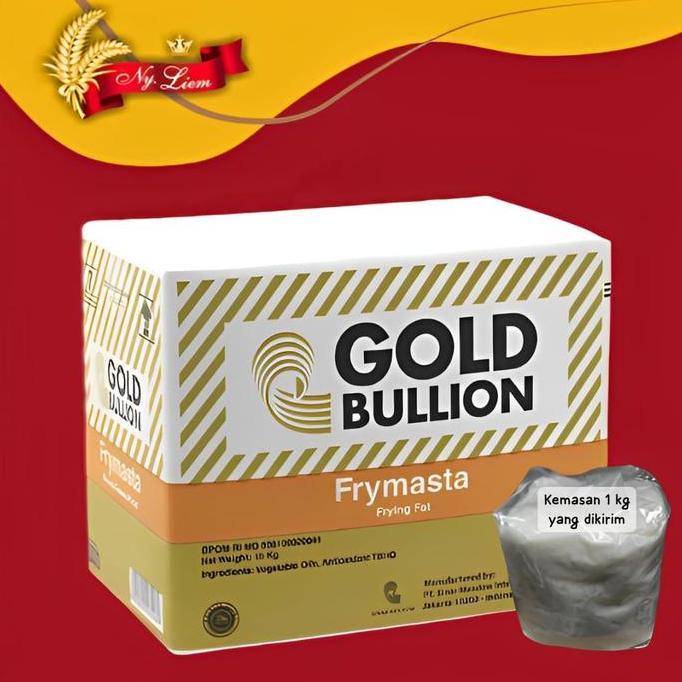 Lezat- Gold Bullion Frymasta / Minyak Goreng Padat 1Kg #R