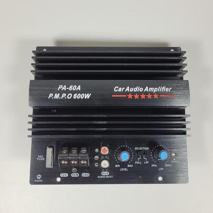 OK POWER AMPLIFIER MONOBLOCK MOBIL SUBWOOFER 600 WATT //