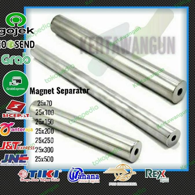 Magnet Neodymium / Magnet Batang / separator 25x150mm