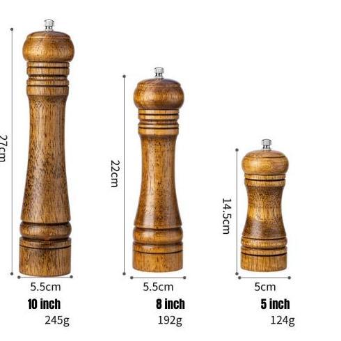 Pepper Mill Grinder Gilingan Lada Merica Kayu 256