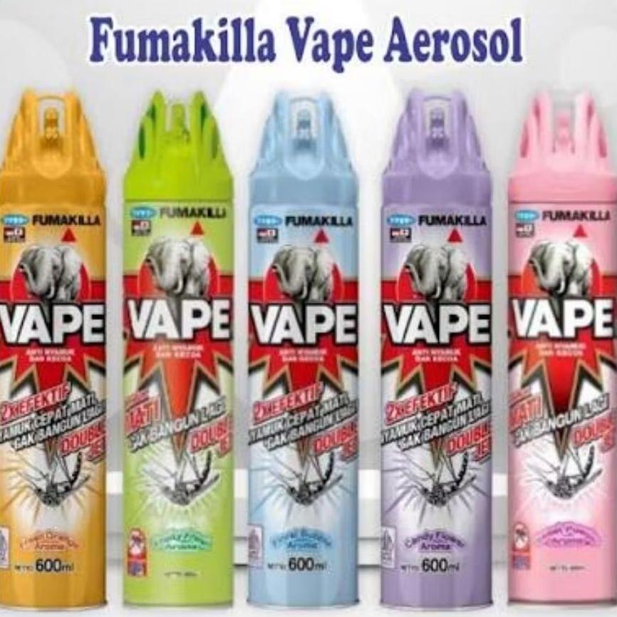 VAPE Fumakilla Aerosol Semprot Anti Nyamuk 600ml Insect Spray / Mosquito Spray Fumakilla Insect Spra