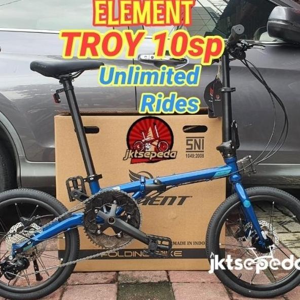 Sepeda Lipat Element Troy 10 Speed
