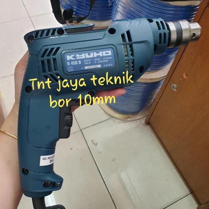 Promo MESIN BOR TANGAN KYUHO K 450 D BOR TANGAN 10 MM KYUHO 2 ARAH Diskon