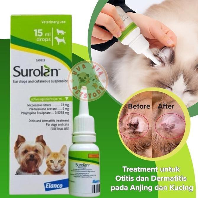 Sale Surolan - Tetes Telinga Dan Kulit Kucing  Anjing