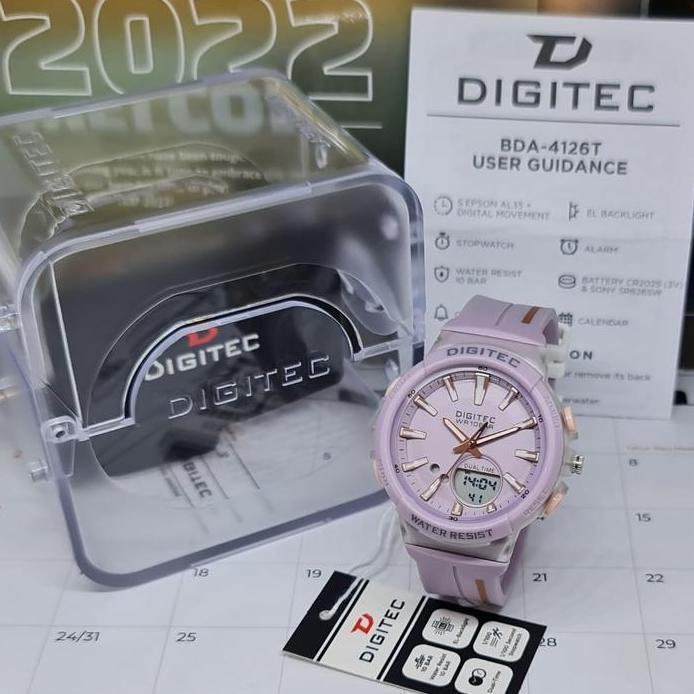 Jam Tangan Digitec Wanita DG 4126 Ungu Original