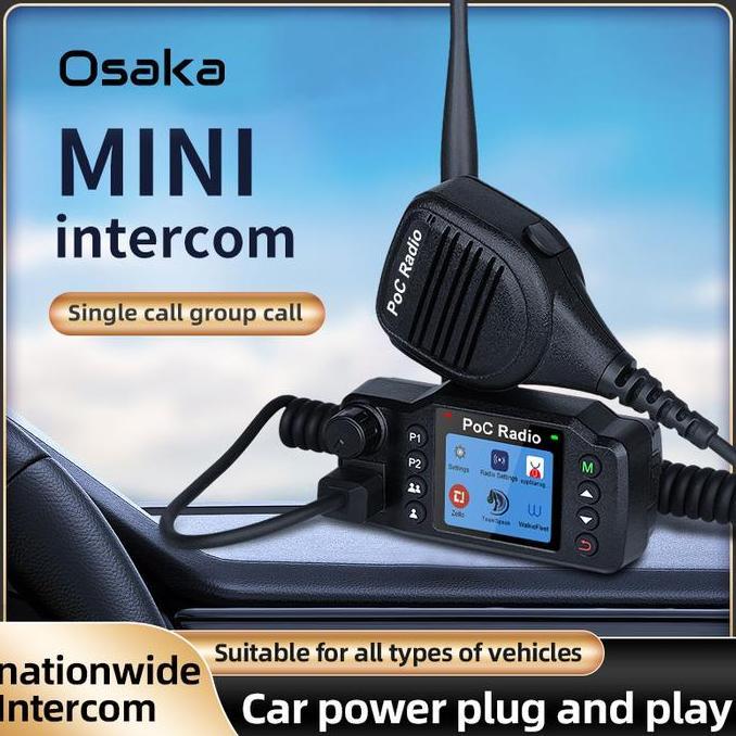 Promo Rig Poc Two Way Radio Jarak Jauh 4G Walkie Talkie Premium Ht Antena