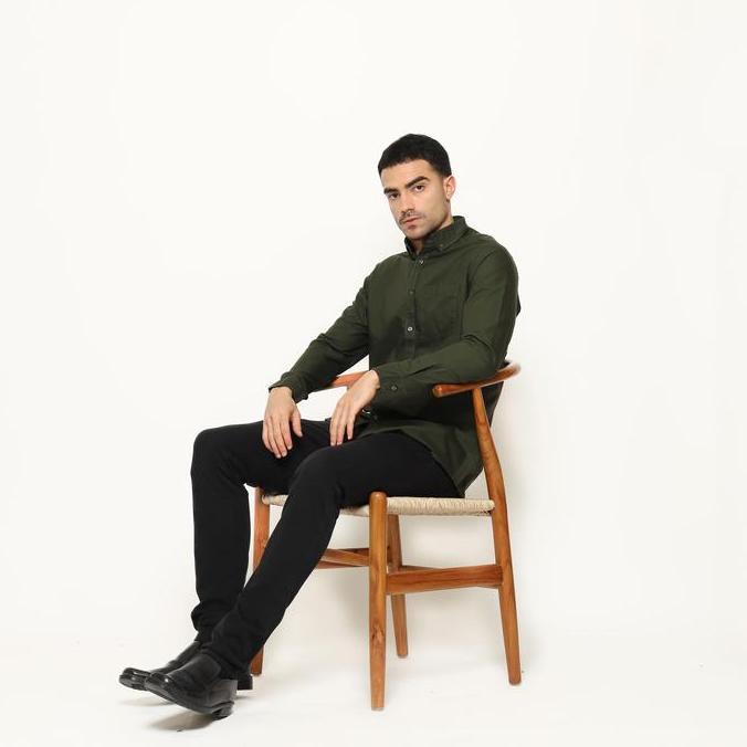 Schoeller Kemeja Pria Slim Fit Lengan Panjang Bahan Katun Premium