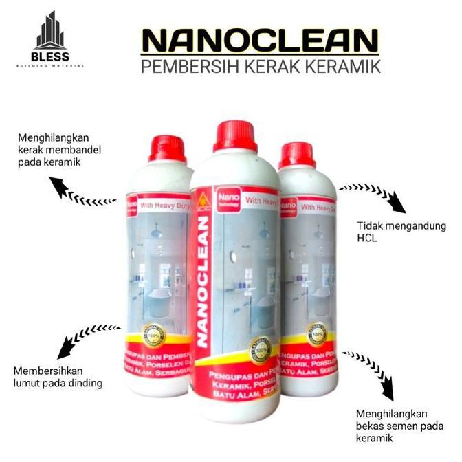 NanoClean Pembersih Kamar Mandi Keramik Kerak Lumut Bekas Semen - Tanpa HCL