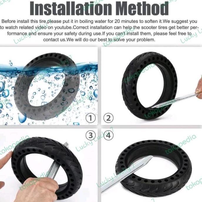 NEW BAN LUAR SKUTER XIAOMI 8.5 INCH SOLID SKUTER LISTRIK OTOPED SKUTER LISTRIK BAN MATI SKUTER 8,5 I