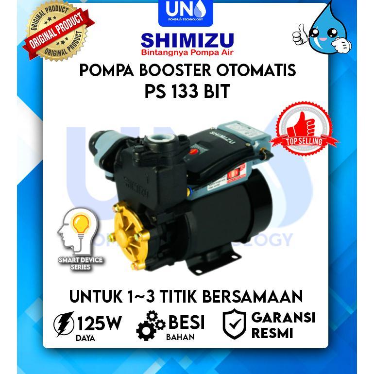 Shimizu Pompa Air Sumur Dangkal Otomatis Automatic Pump PS 133 BIT / PS133BIT / PS-133 BIT