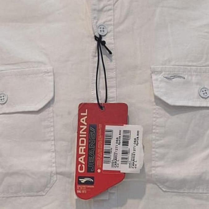 CARDINAL ORINAL KEMEJA JEANS TANGAN PANJANG PUTIH SLIM FIT C2127