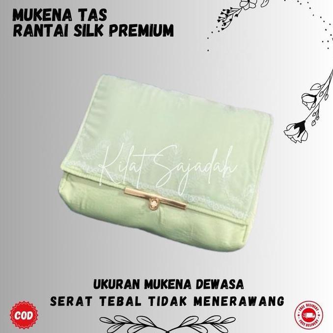 Mukena Dewasa Satin Silk Tas Rantai Premium - Model Terbaru - Mukenah, Muslim