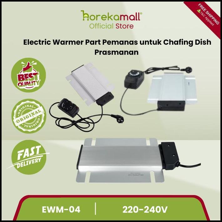 Horekamall Elektir Warmer untuk Chafing Dish Mutu CHF-926/W & CHF-627/W Segi Empat Kompatibel dengan
