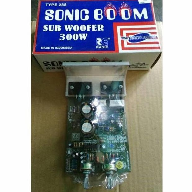 KIT AKTIF SUBWOOFER SONIC BOOM KIT AMPLIFIER SUBWOOFER SONIC BOOM HARGA SPESIAL