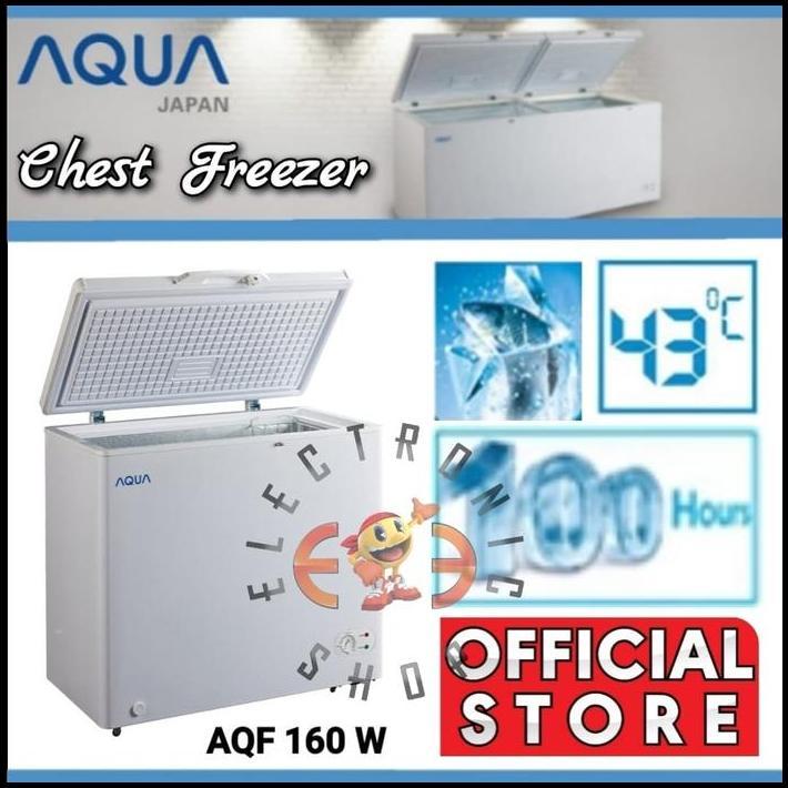 AQUA AQF 160 - AQF160 - CHEST FREEZER 160 LITER PROMO best seller