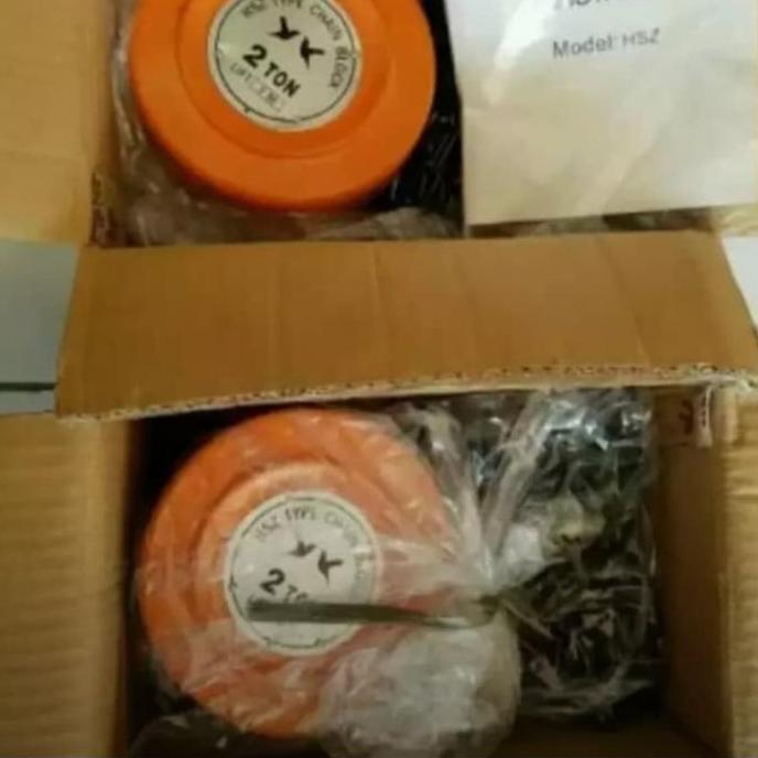 >>>>>] Katrol 2 ton 3 meter rantain chainblock takel