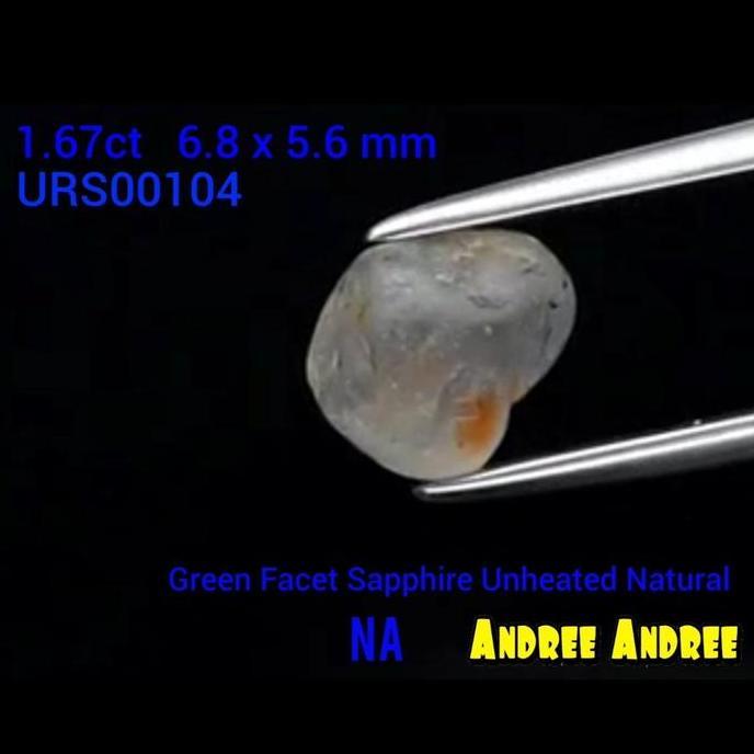 ```````] Rough Sapphire Safir Unheated Natural 0005