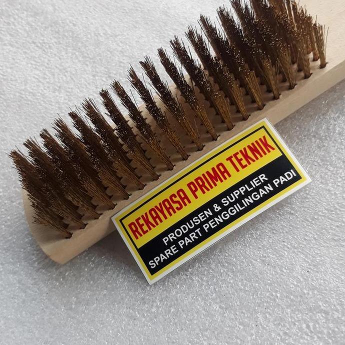 {{{{}}] sikat kawat kuningan lembut gagang