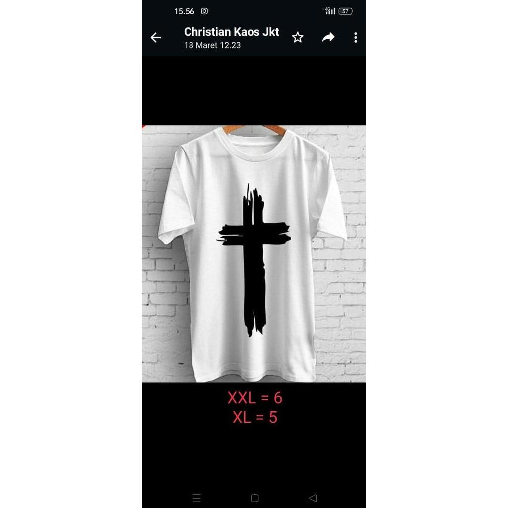 Kaos Custom ROhani Kristen Sesuai Desain Pesanan
