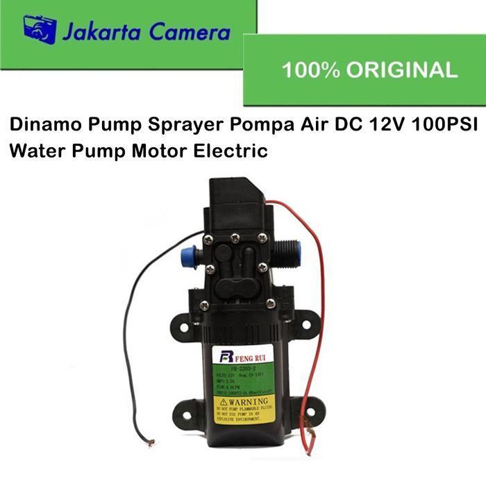 Dinamo Pump Sprayer Pompa Air Dc 12V 100Psi Water Pump Motor Electric Original Dan Terpercaya