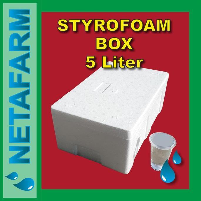 ~~~~~] Styrofoam Box size 5 (38,5x25,5x16,5) - Wadah / Kontainer Hidroponik W