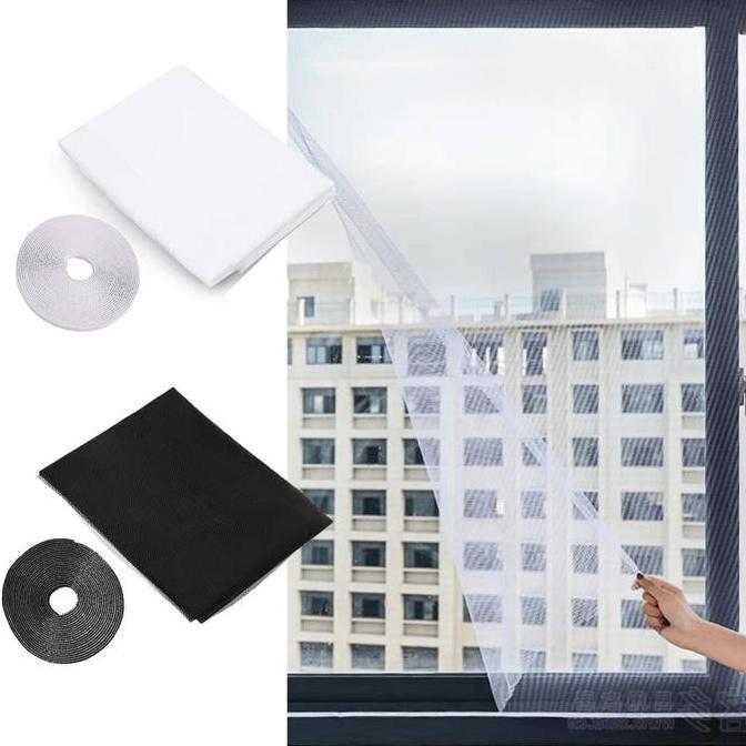 Jaring Net Gorden Jendela Tirai Mesh Nylon Rumah Kamar Anti Nyamuk Serangga