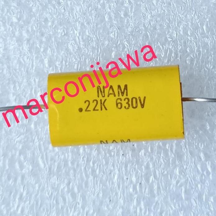 capasitor 0,22K 0,22uf 630vdc axial