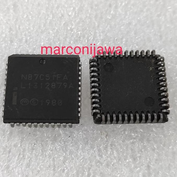 N87C51FA ic plcc japan asli