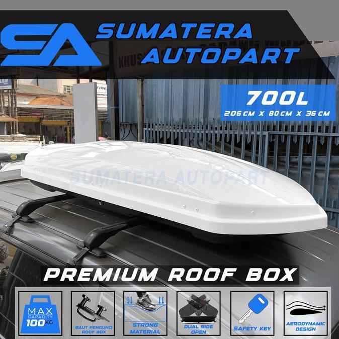Roof box roofbox rofbox slim bagasi atas mobil universal material ABS kapasitas 700L 600L 550L