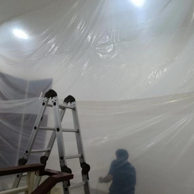 Blocke- Plastik Cor Bening 1 Roll / Plastik Pe / Plastik Bangunan