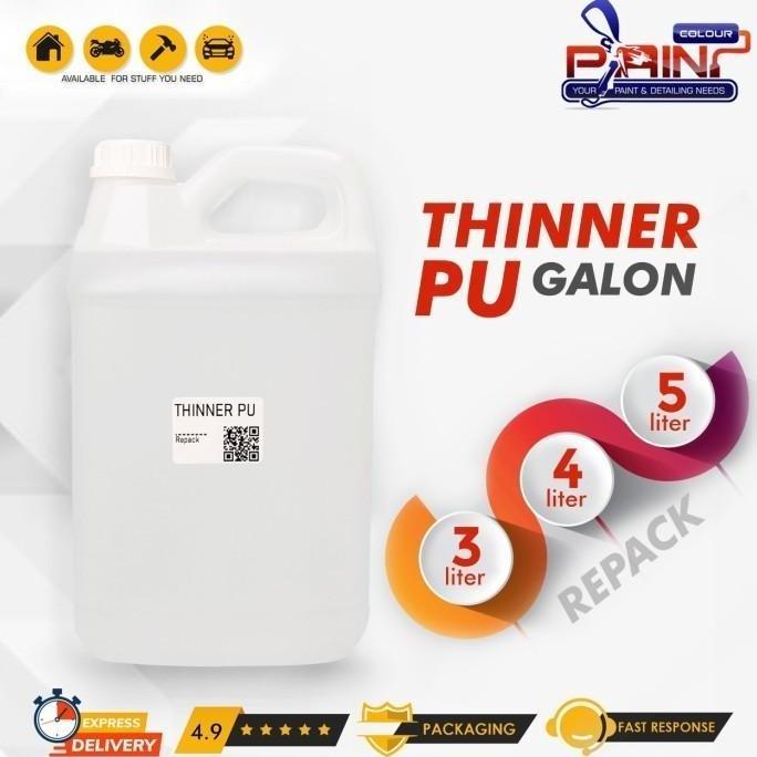 Wrnawrni- Thinner Pu Polyurethane Liter Ecer Kemasan Galon