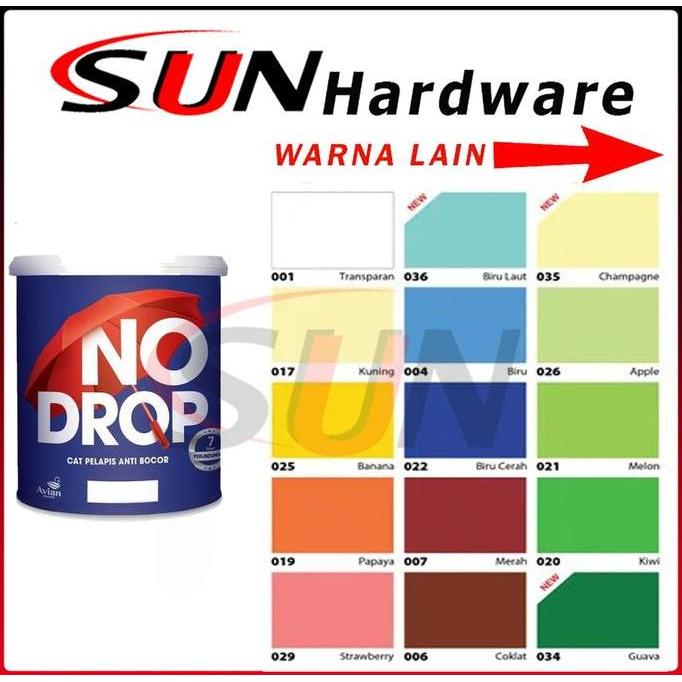 Wrnawrni- Cat Pelapis Anti Bocor Waterproofing No Drop 1 Kg Nodrop Dinding Tembok Eksterior