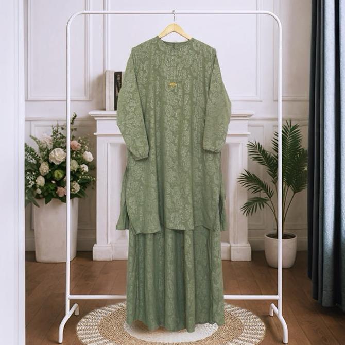 FREE ONGKIR GAMIS MALAYSIA TERBARU CRINKLE EMBOS PREMIUM MUSLIM WANITA DRESS LAYER