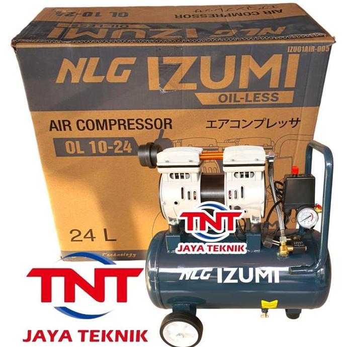 Xytic- Izumi 24 Liter Ol 10-24 Kompresor Oilless Izumi 1Hp 24Liter Ol 1024