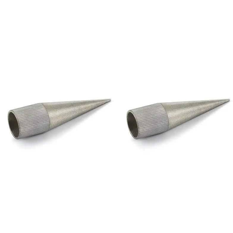 LAST CHANCE2X Leather Emery Round Hole Punch Polisher Grinder 3-16MM DIY Leather Punch Edge Sharpene