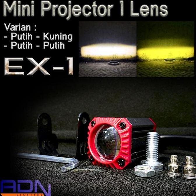 Ex1 Led Mini Projie 1 Mata Mini Laser Micro Projie 1 Lens Sql Cree Ready