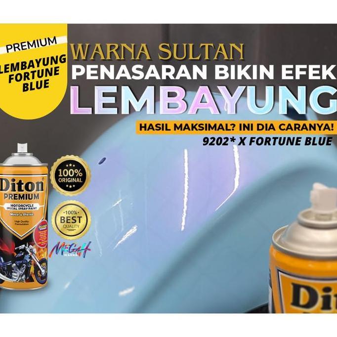Wrnawrni- Pilok Pilox Diton Premium Lembayung Violet 9200* 400Cc Lembayung Biru Kuning Ungu Pelangi 