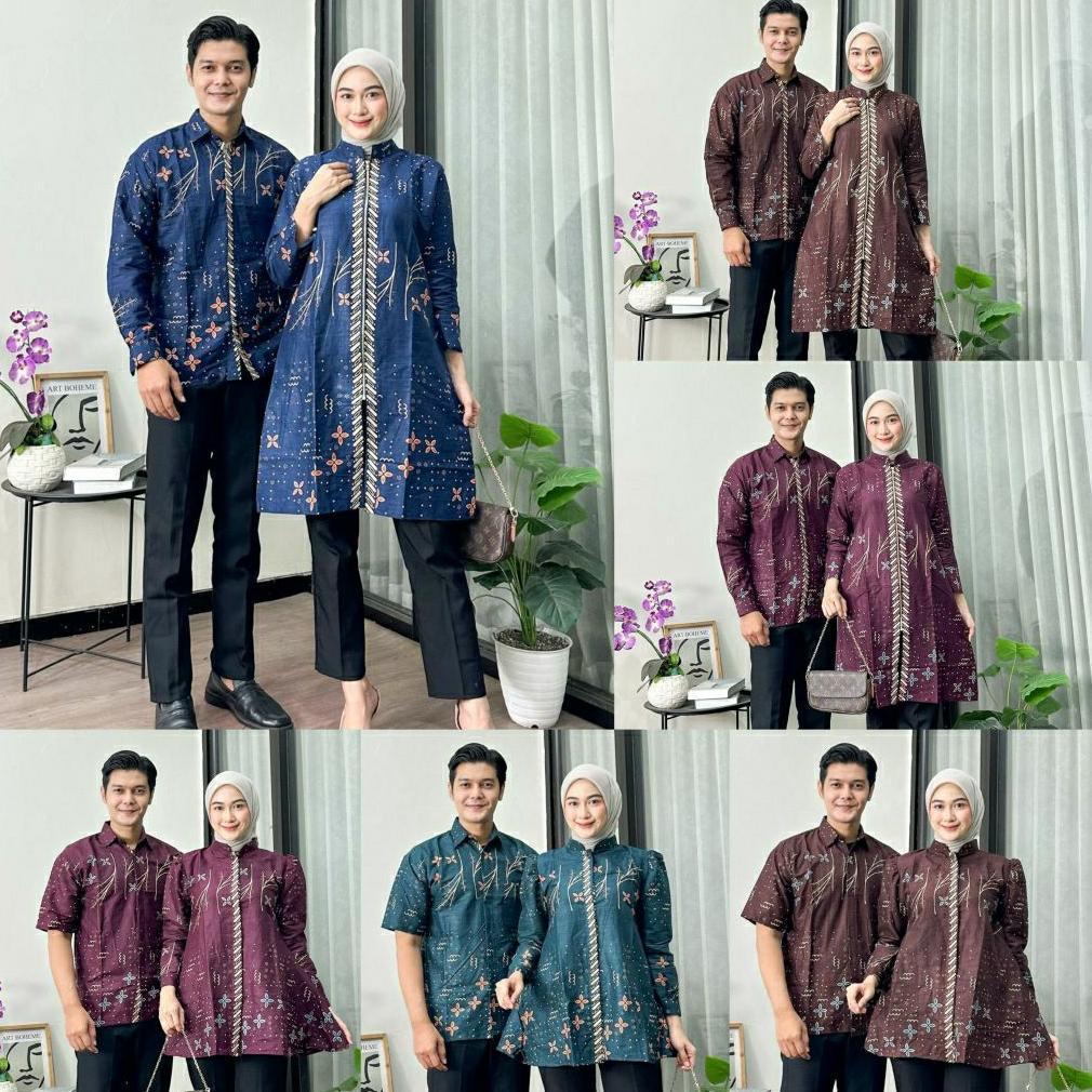 Unik Blouse Kemeja Batik Pria Wanita Terbaru Pekalongan Pria Batik Lengan Panjang