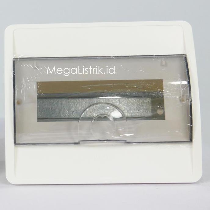 Miliki Hager Box Mcb 8 Grup Inbow Vf108Tva / Rumah Mcb 1 Baris 8 Group / Modul Ib Tanam Pintu Transp