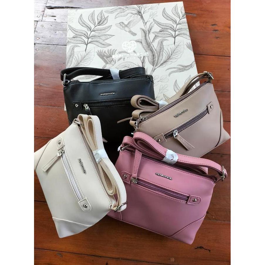 Tas Shopie Shoppee Martin Paris Terbaru 2025 Kekinian Viral Promo Selempang cewek Candelaria Black C