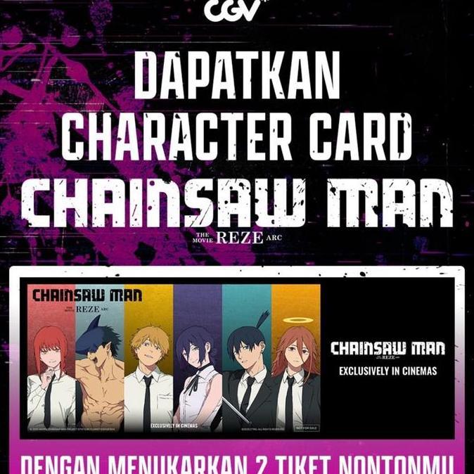Official Chainsaw Man Character Card, CGV