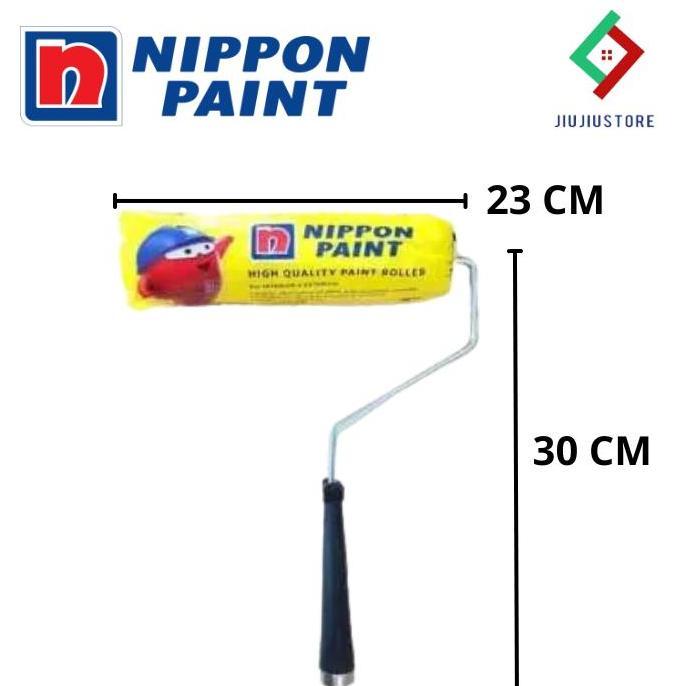 Wrnawrni- Nippon Roll Cat Rol Cat Nippon Bukan Roll Ace Kuas Cat Nippon 9 Inch