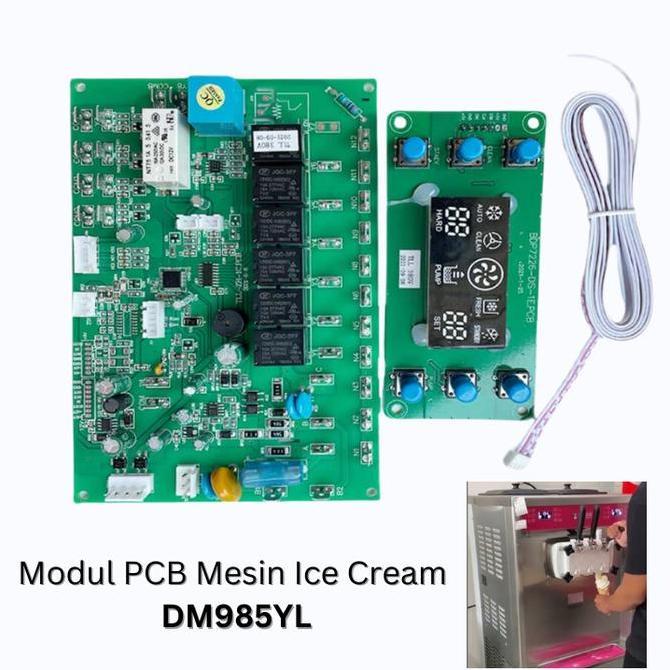Modul PVC Board mesin es krim ice cream machine DM985YL bisa untuk mixue