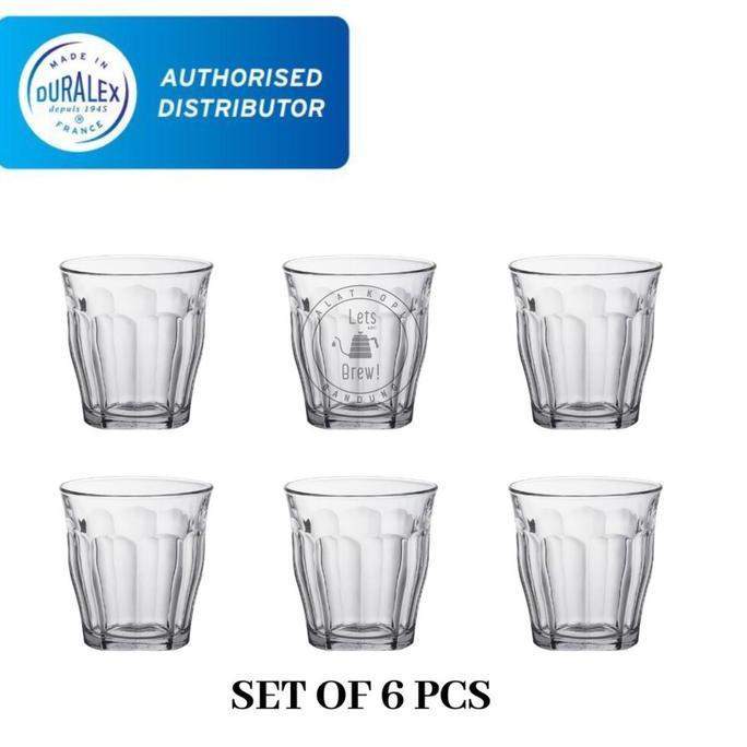 New- Duralex Picardie Gelas Kopi 13Cl Isi 6Pcs