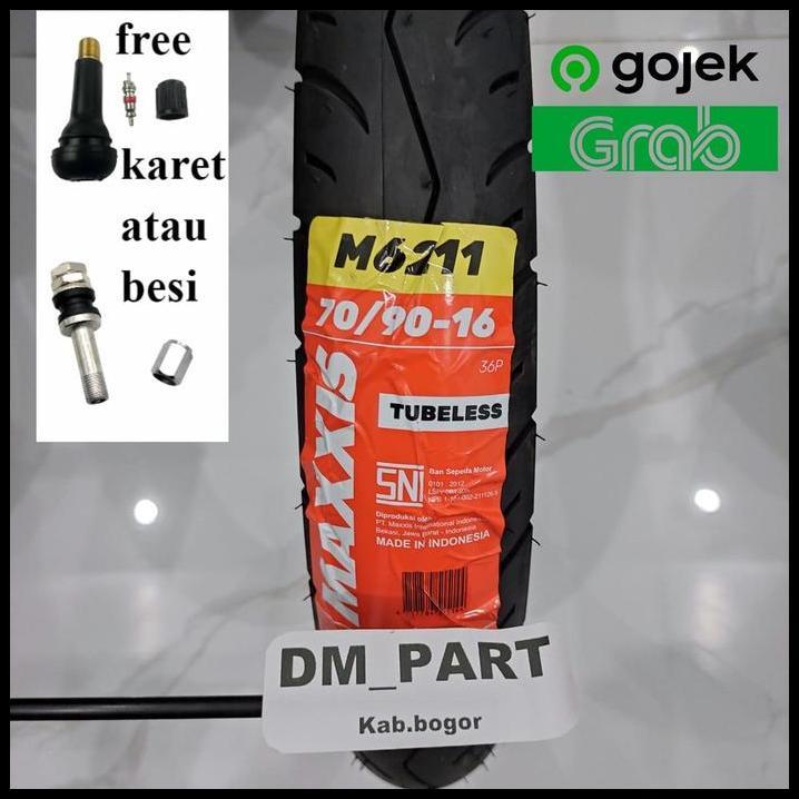 TERLARIS BAN MAXXIS 16 70 90 TUBELESS BAN LUAR DEPAN NOUVO SKYDRIVE SKYWAVE 