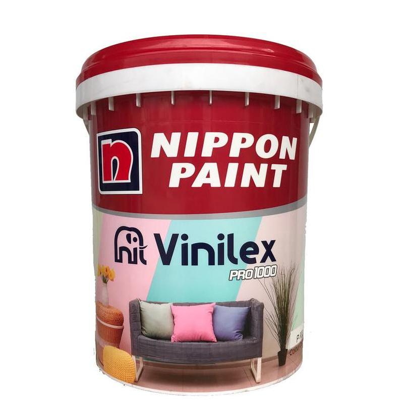 Wrnawrni- Cat Tembok Interior Vinilex Pro 1000 Nippon Paint 20 Kg Paking Kayu